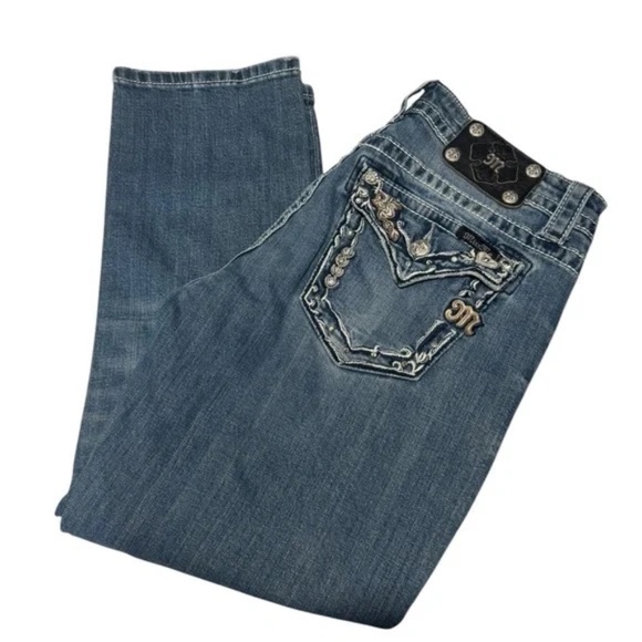 Miss Me Pants - MISS ME - Jb55o1p2 Boyfriend Capri Jeans size 27
